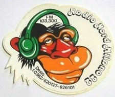 ADESIVO RADIO anni '80 /Old