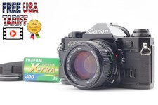 [N MINT] Canon AE-1 Program Black SLR Film Camera New FD 50mm f/1.4 Lens...