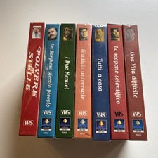 Videocassette VHS Alberto Sordi Lotto di 7 Film
