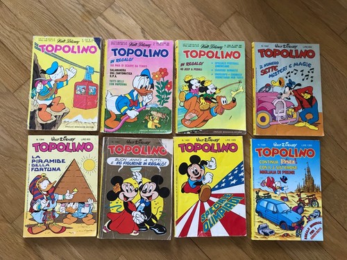 Lotto topolino paperino anni - topolino, e