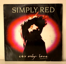 SIMPLY RED - IT'S ONLY LOVE (VALENTINE MIX) - VINYL VG/VG EP 45 RPM SINGOLO