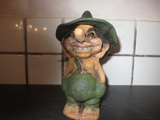 Troll Nyform 117 troll Con Cappello Collezione Norvegese Portafortuna h 17cm