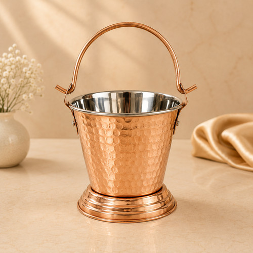 Rame acciaio inox secchio - rame,