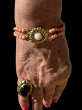 Bracciale In Corallo Rosa Naturale