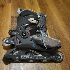 Pattini a rotelle in linea Decathlon taglia UK 5 grigio hobby 