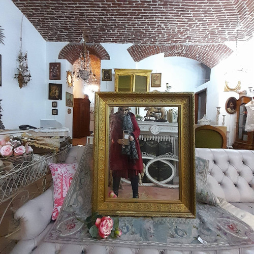 Antica specchiera liberty - antica,