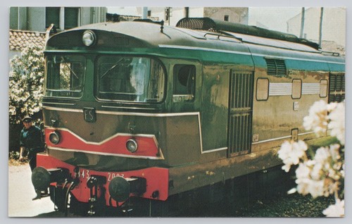 Cartolina italia locomotore - cartolina,