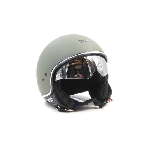 Casco piccolo omologato verde - casco,