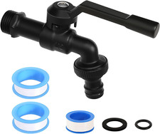 Rubinetto Da Giardino, 1/2'' Rubinetto Esterno Giardino Con Adattatore per Tubo 