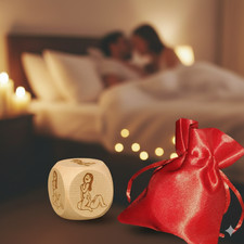 Kamasutra cubo dell'amore legno 4 cm gioco di coppia posizioni erotiche regalo sesso