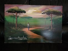 Romano Mussolini Olio Su Tela