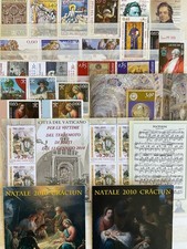 Vaticano 2010 annata completa mnh con foglietti e libretti