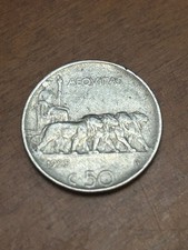 Moneta centesimi di - moneta, 0,50