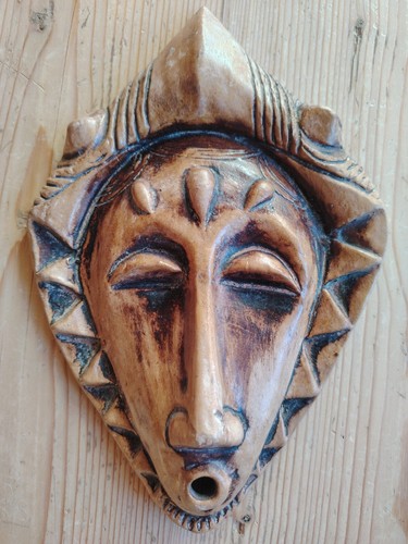 Maschera vintage terracotta - in,