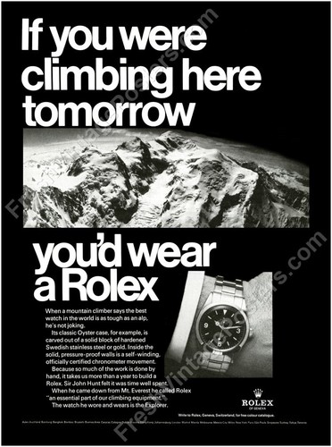 1960s rolex explorer watch - 1960s,