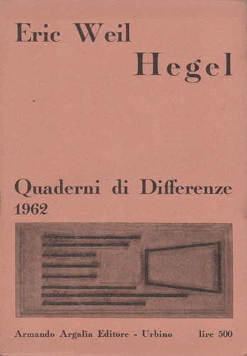 Eric weil hegel trad - trad., di