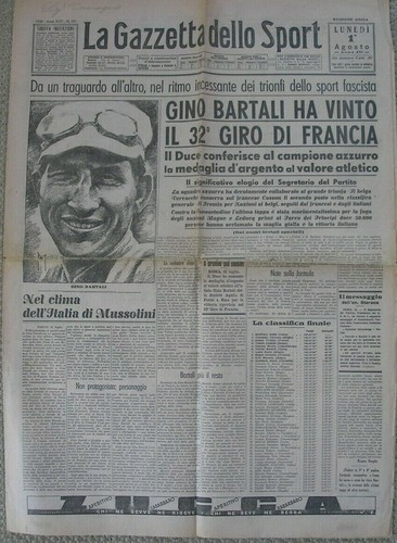 Gino bartali vinto - ha, tour