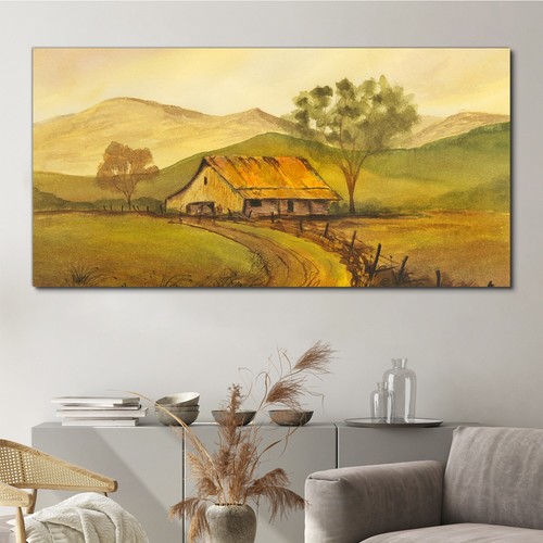Gemälde land landschaft - land, berg