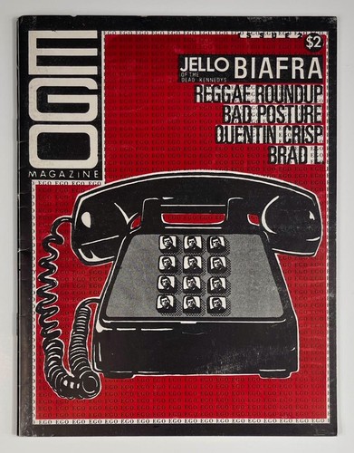 Ego magazine 1982 jello - magazine,