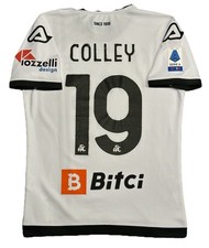 MAGLIA CALCIO SPEZIA COLLEY MATCH WORN PREPARATA INDOSSATA 2021/22 JERSEY TRIKOT