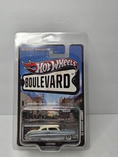 2011 Hot Wheels Boulevard Legends 52 Hudson Hornet Real Riders 1952 1/64 blu