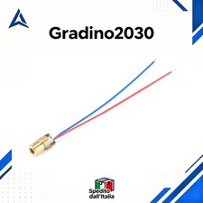 Diodo Laser Rosso 650nm 5mW 3V Modulo Puntatore LED per Arduino DIY Elettronica