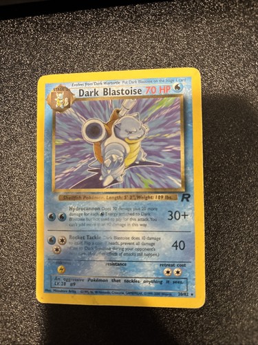 Pokemon tcg dark - dark, blastoise