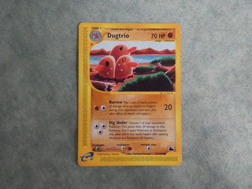 Pokémon carta dugtrio 144 - pokémon, 52/144