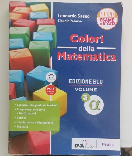 Colori della matematica ediz - della, matematica.