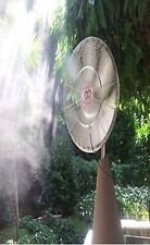 2 nebulizzatori e ventilatore per esterni di locali rinfrescanti 