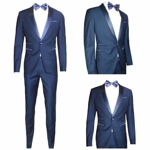 Smoking uomo blu abito