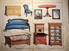Antica litografia 1838 quadro