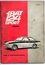 Libretto uso manutenzione Fiat