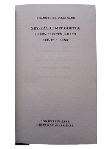 Johann peter eckermann - johann,