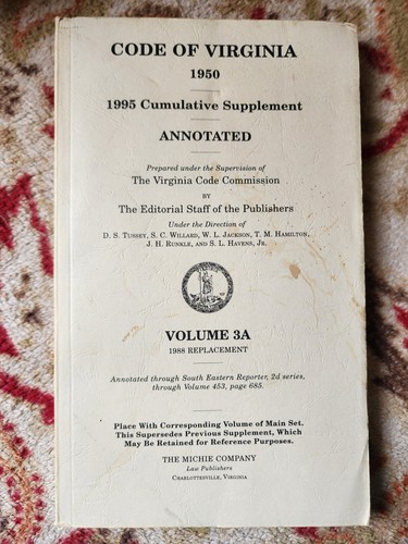 Code virginia 1950 - code, of