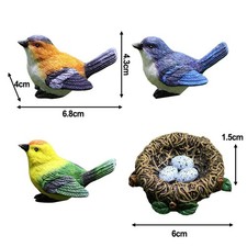 Delicate decorazioni uccellini