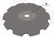 Disco Frangizolle Dentato Ama Ø 510 mm Made in Italy