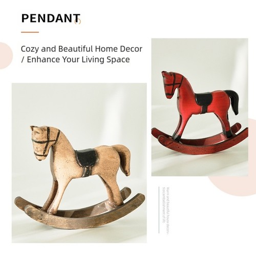 Cavallo dondolo decorativo - cavallo, a