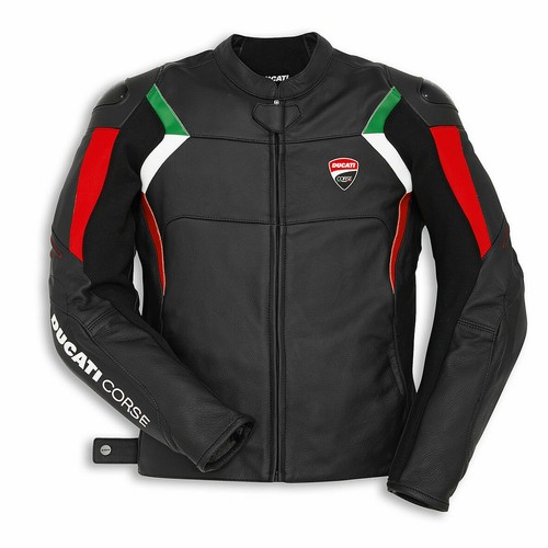Giacca moto pelle - ducati, corse