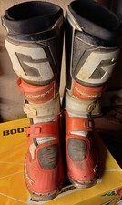 GAERNE SG12 STIVALI BOOTS SNODO Rosso MOTO CROSS ENDURO N.45