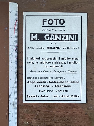 Antica pubblicità del - , 1932