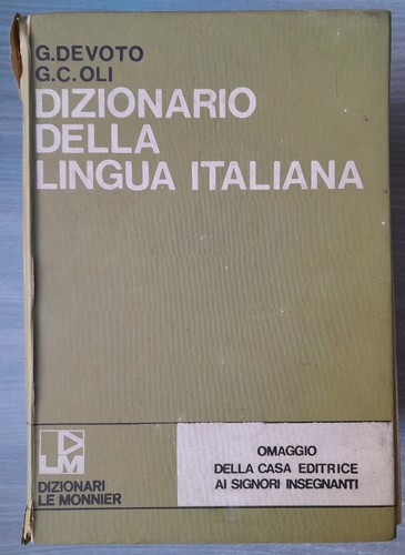 Devoto oli dizionario - devoto,