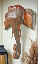 Testa Di Elefante In Legno