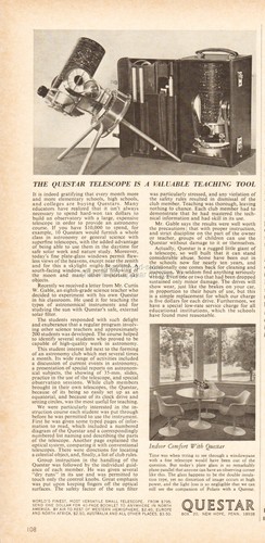 1967 questar telescopio - 1967, nuova