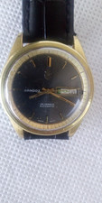 orologio svizzero Sandoz uomo vintage automatico placcato oro funzionante.