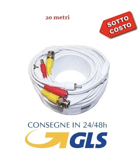 Cavo prolunga rca bnc - rca, mt