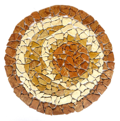 Sole luna rosone - e, mosaico