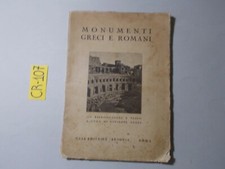 LIBRO MONUMENTI GRECI E ROMANI AUSONIA ROMA ILLUSTRATO ARTE GRECA ROMANA ETRUSCA