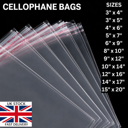 Sacchetti indumenti cellophane