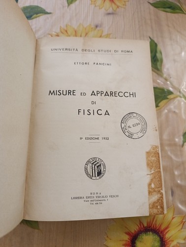 Misure apparecchi fisica - misure, ed